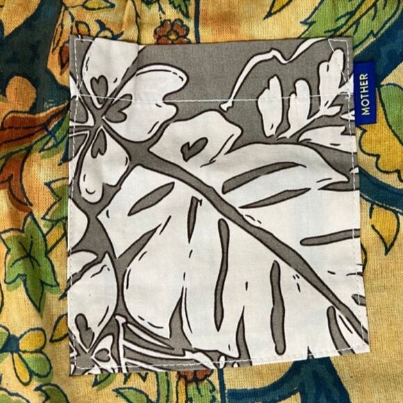 Mother x Carolyn Murphy Recycled Hawaiian Board Shorts High Waist size M NEW Tag - Picture 7 of 8